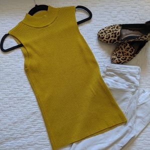 Sleeveless Turtle Neck